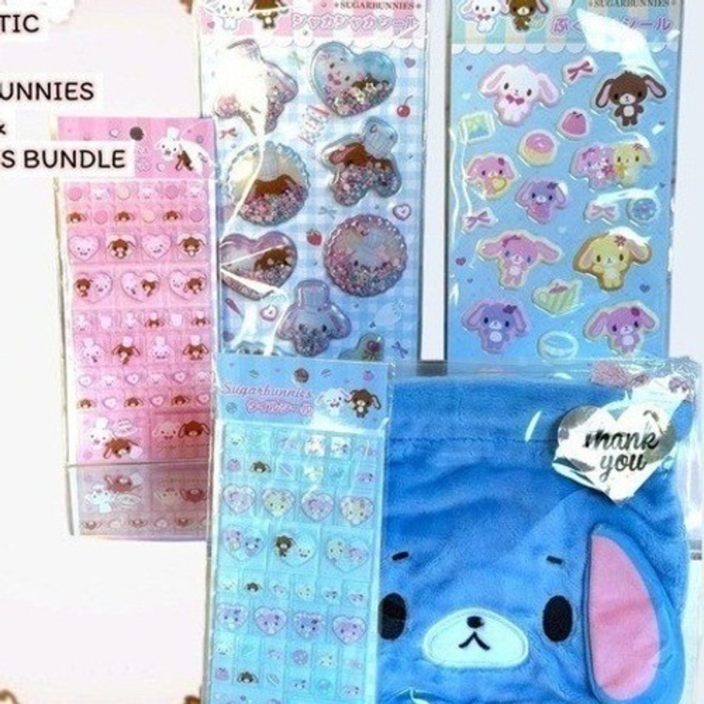 AUTHENTIC SUGARBUNNIES PASTELCORE STICKER COLLECTOR BUNDLE NEW